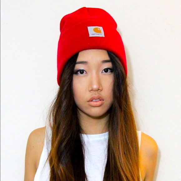 carhartt watch hat red
